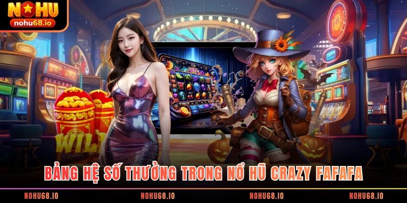 Bảng hệ số thưởng trong Nổ hũ Crazy FaFaFa